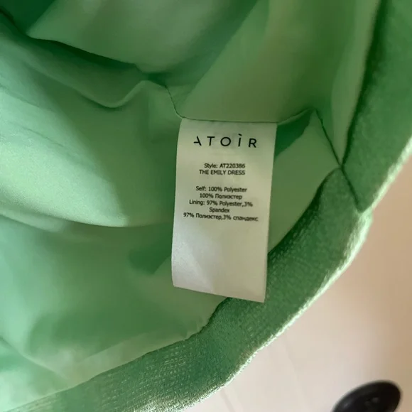 NWT $262 Revolve Atoir The Emily Collared Blazer Dress in Malachite Green - S - Picture 7 of 7